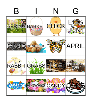 SPRING BINGO Card