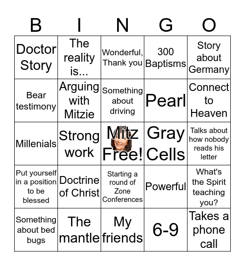 President Bingo Card