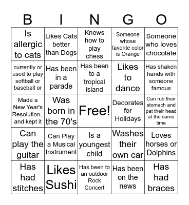 Team Grinder Bingo Card B Bingo Card