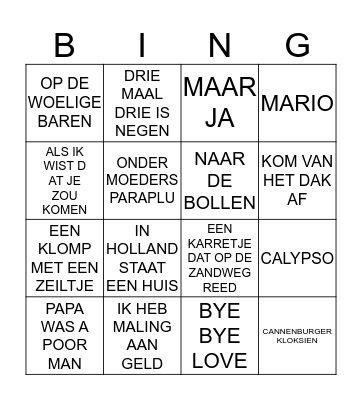 DGH 23 SEPTEMBER Bingo Card