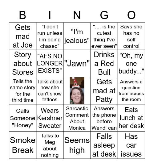 Office Bingo Card