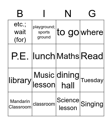 1.5.4 L&S Bingo Card