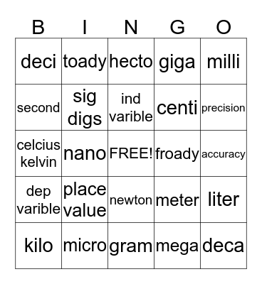 Hudson Boss Reamer Bingo Card