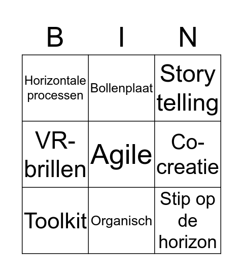 Bye Bye Bingo Card