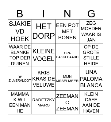 BINGO DGH 24 JUNI Bingo Card