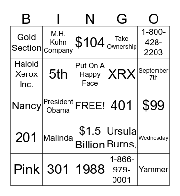 CUSTOMER SERVICE WEEK BINGO Card