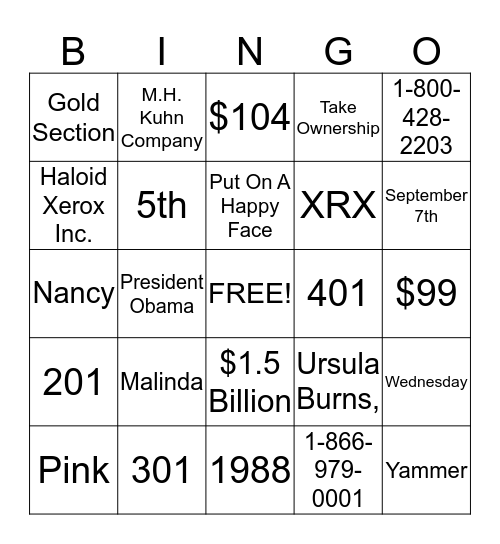 CUSTOMER SERVICE WEEK BINGO Card