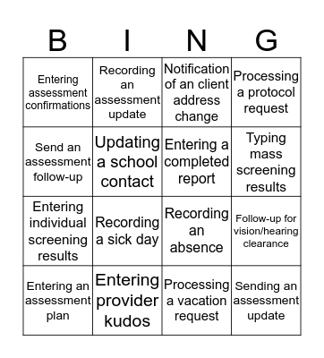 SpEd + Subs BINGO Card