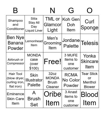 St. Patrick's Day Bingo Card