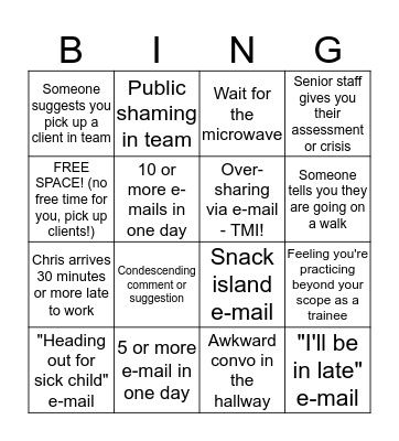 MUCC Bingo Card