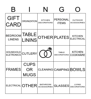 ♡ Lindsey & Matt Wedding Shower BINGO ♡ Bingo Card