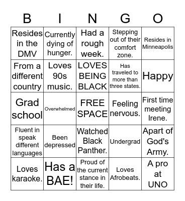 #IACRetreat Bingo Card