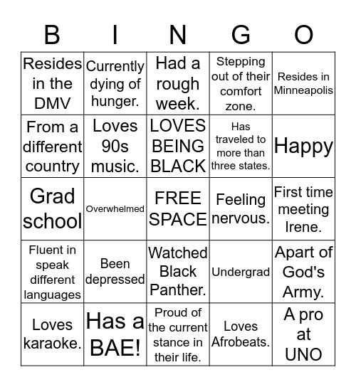 #IACRetreat Bingo Card