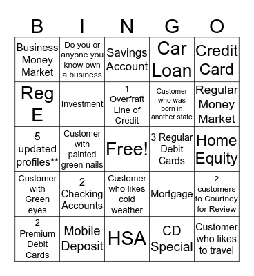 St Patty’s Day Bingo Card