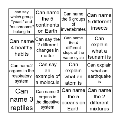 Find someone who... Bingo Card