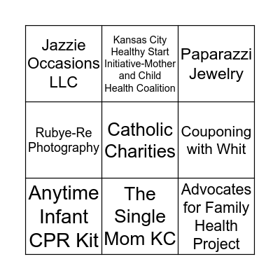 BABY BINGO Card