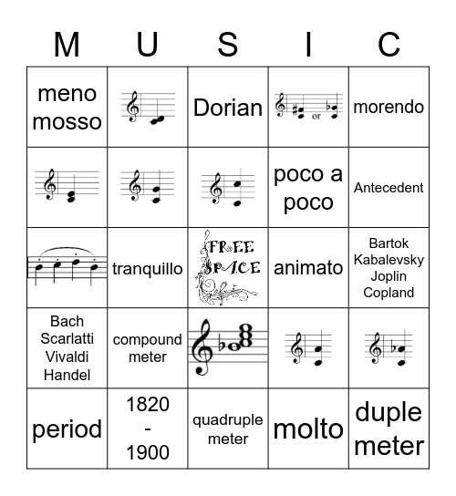 AIM Level 5 Bingo Card