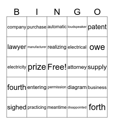 Happy Friday!! Bingo Card