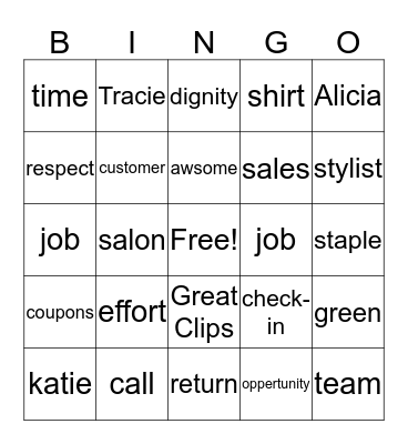 If Gary says any of these words check them off!!! Bingo Card