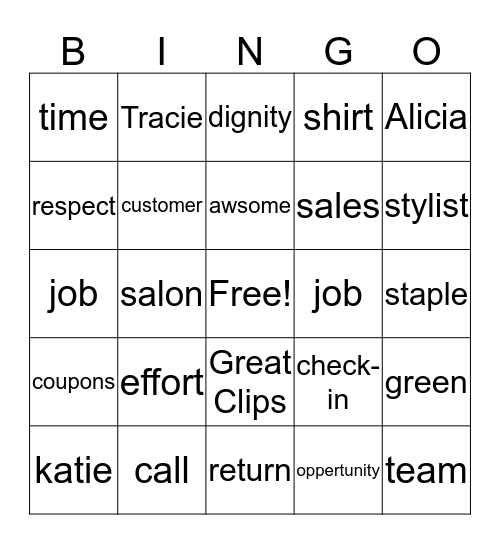 If Gary says any of these words check them off!!! Bingo Card