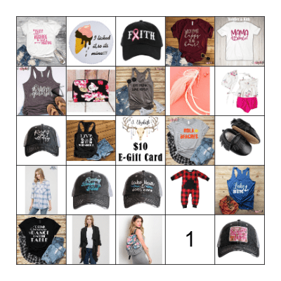 Beautiful Soul J. Elizabeth Bingo Card