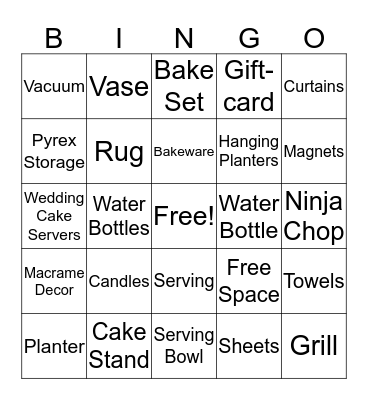 #MarryMeMatthews Bingo! Bingo Card