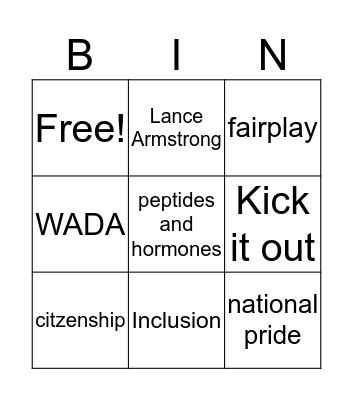 LO2 Bingo Card