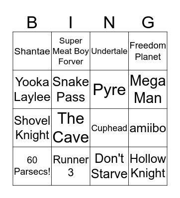Direct Bingo Card