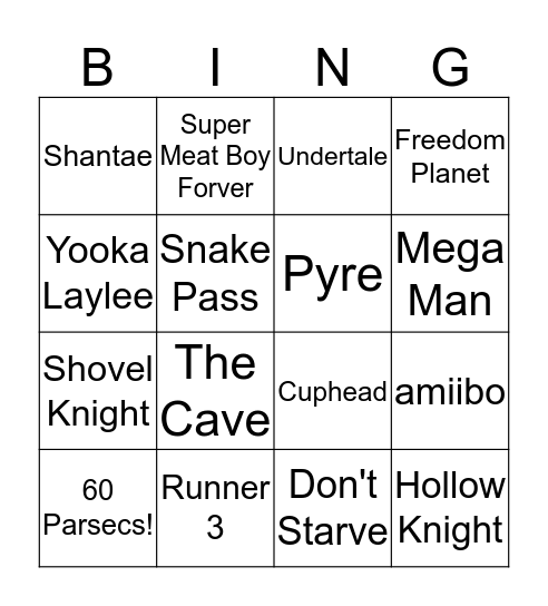 Direct Bingo Card