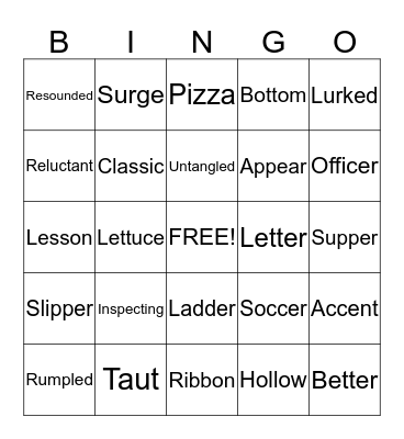 Justin and the best biscuits in the world Bingo Card