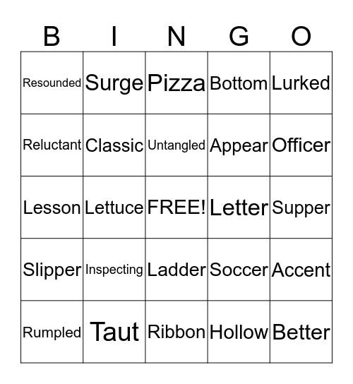 Justin and the best biscuits in the world Bingo Card