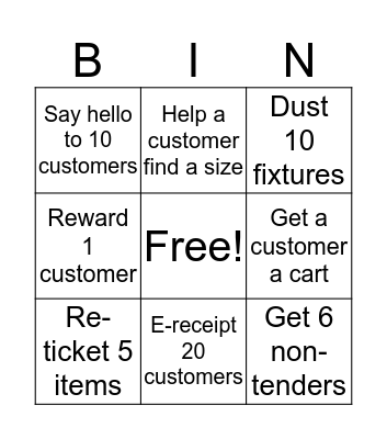 Triple Points Bingo! Bingo Card