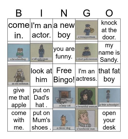 3L1-L15-18 Bingo Card