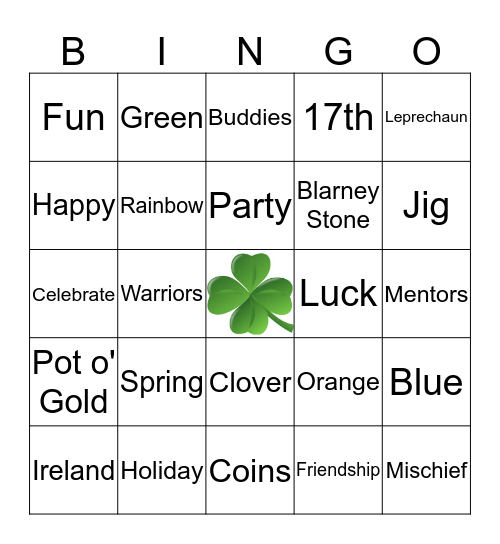 Best Buddies March Bingo! Bingo Card
