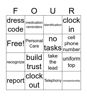 CG "Purple Out"" Connect 4 Bingo Card