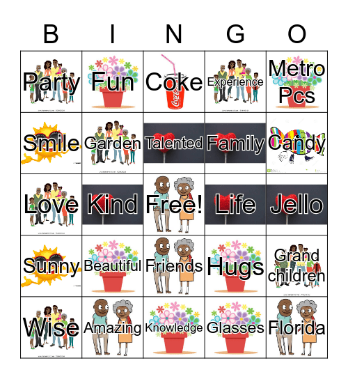 Friendship Bingo  Bingo Card