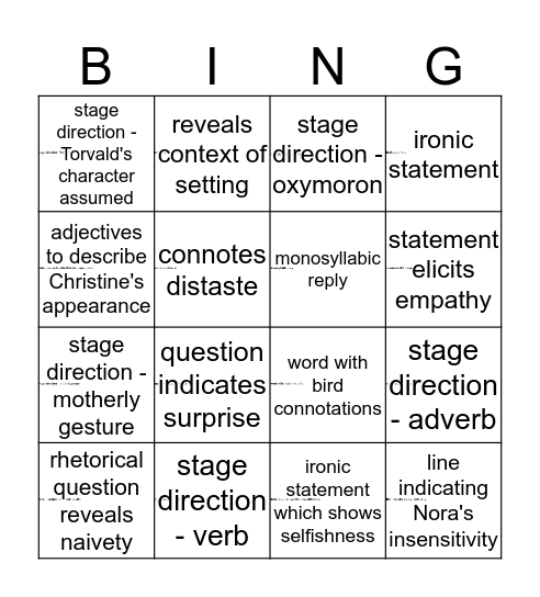 Nora and Christine meet Bingo Card