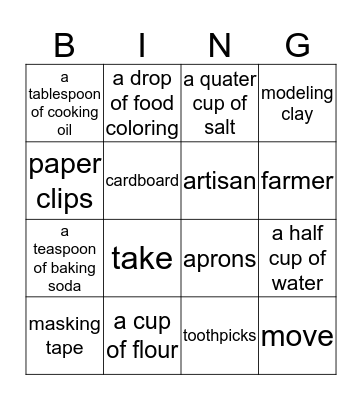 navy unit 6 Bingo Card