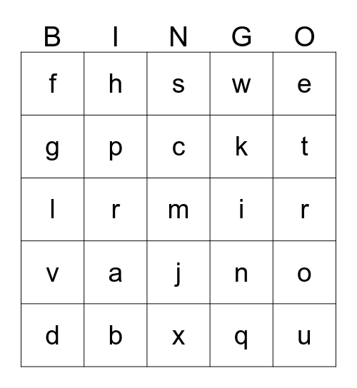 Did YOU know? Bingo Card