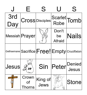 Easter Bingo Card