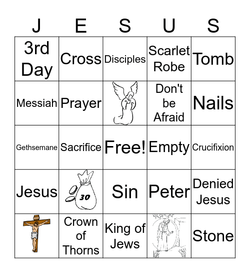 Easter Bingo Card