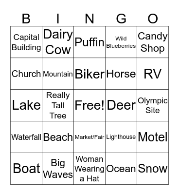 Random Bingo Card