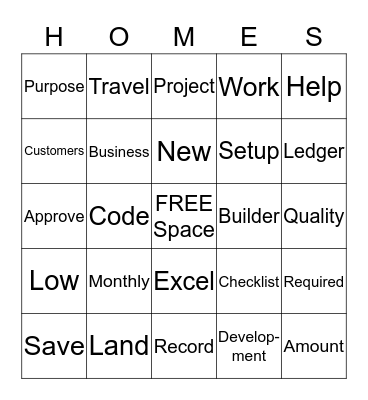 Rausch Coleman Bingo Card