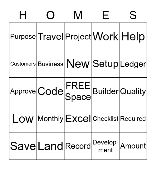 Rausch Coleman Bingo Card