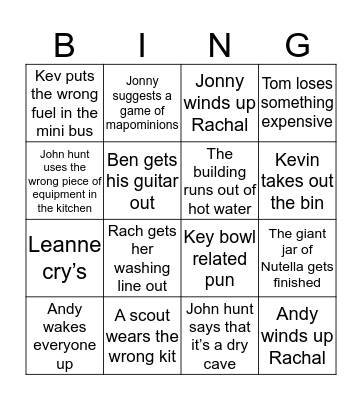 Easter Bingo  Bingo Card