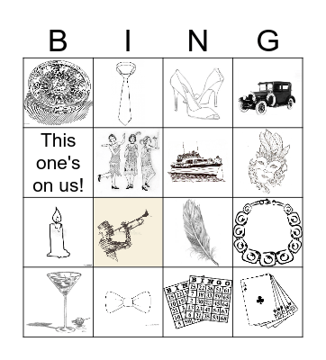 ROARING TWENTIES  Bingo Card