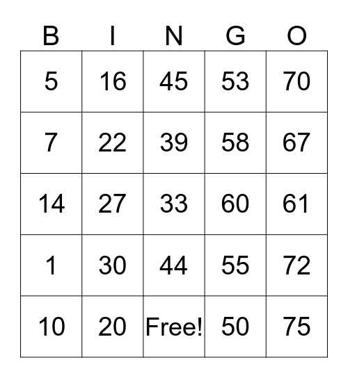 Bingo Tupperware do Meninos Bingo Card