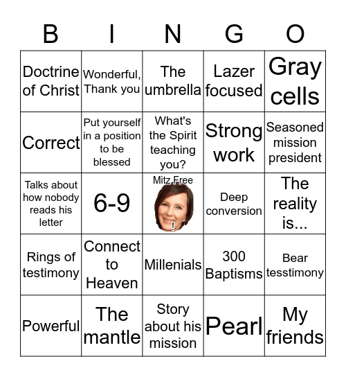 President Bingo Card