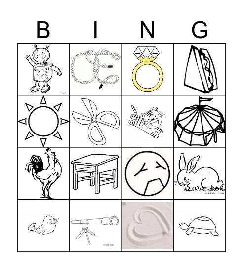 R S T Bingo Card