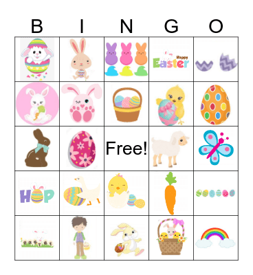 Easter Bingo Card